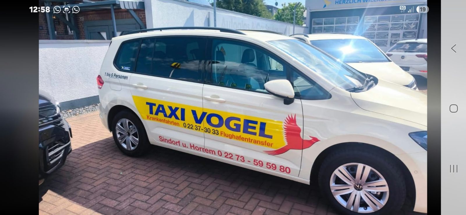 Fahrzeug von Taxi Vogel 11